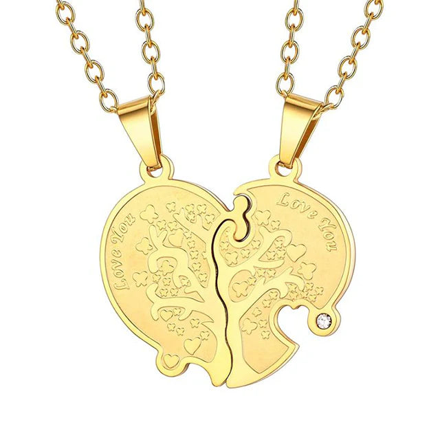 Tree of Life Necklace for Couples – Meaningful Matching Jewellery Gold