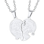 Tree of Life Necklace for Couples – Meaningful Matching Jewellery Silver