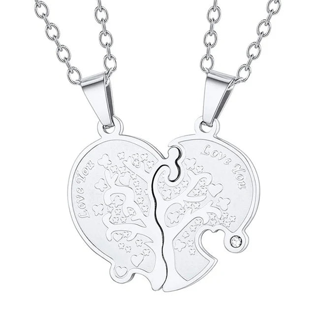 Tree of Life Necklace for Couples – Meaningful Matching Jewellery Silver
