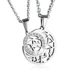 Moon and Sun Matching Chains for Couples – Romantic Jewellery Set