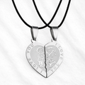 Couple Necklaces Interlocking Heart – Romantic Matching Set