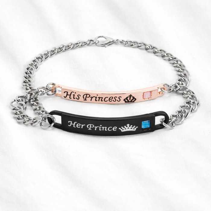 Custom Boyfriend Girlfriend Matching Bracelets - Celebrate Your Love Together