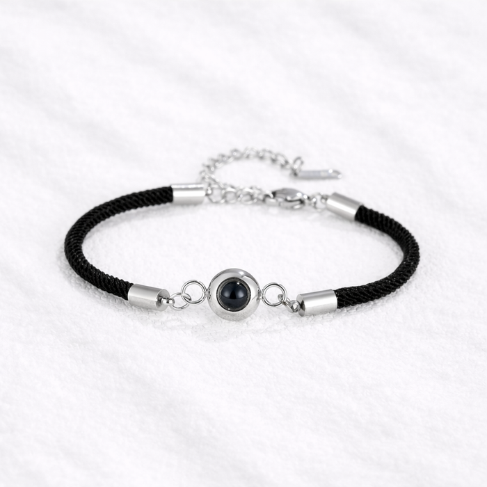 Glamour Photo Projection Bracelet with Picture Inside