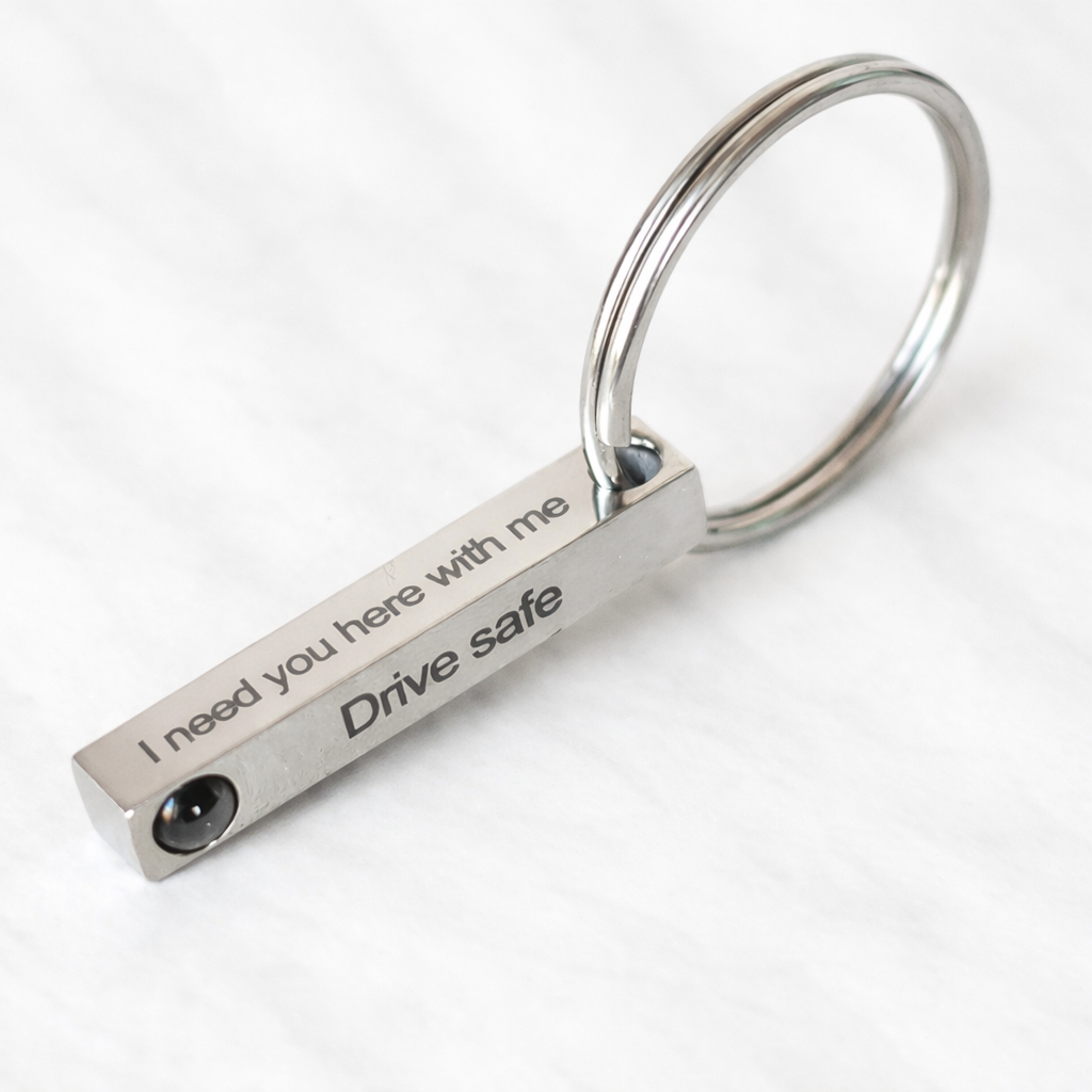Bar Projection Keychain – Personalized Photo Projection Keepsake