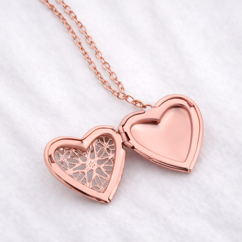 Heart Locket Necklace for Couples – Romantic Matching Jewellery