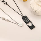 I Carry Your Heart Couple Necklace – Romantic Matching Set