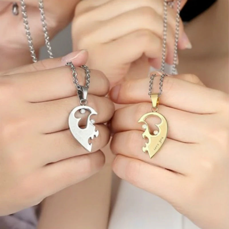 I Love You Heart Necklace – Romantic Jewellery Gift Gold