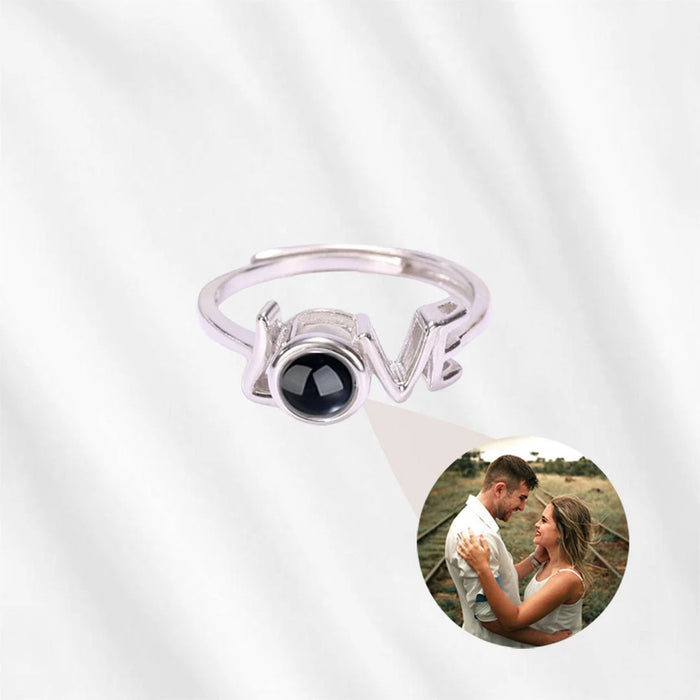 I Love You Projection Ring – Message Ring