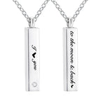 I Love You to the Moon and Back Necklace – Romantic Jewellery Gift