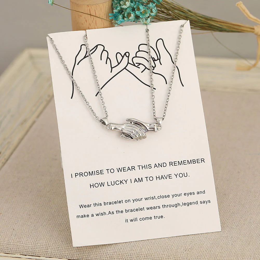 Magnetic Pinky Promise Necklace – Matching Couple Set
