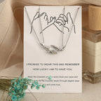 Magnetic Pinky Promise Necklace – Matching Couple Set