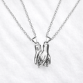 Magnetic Pinky Promise Necklace – Matching Couple Set