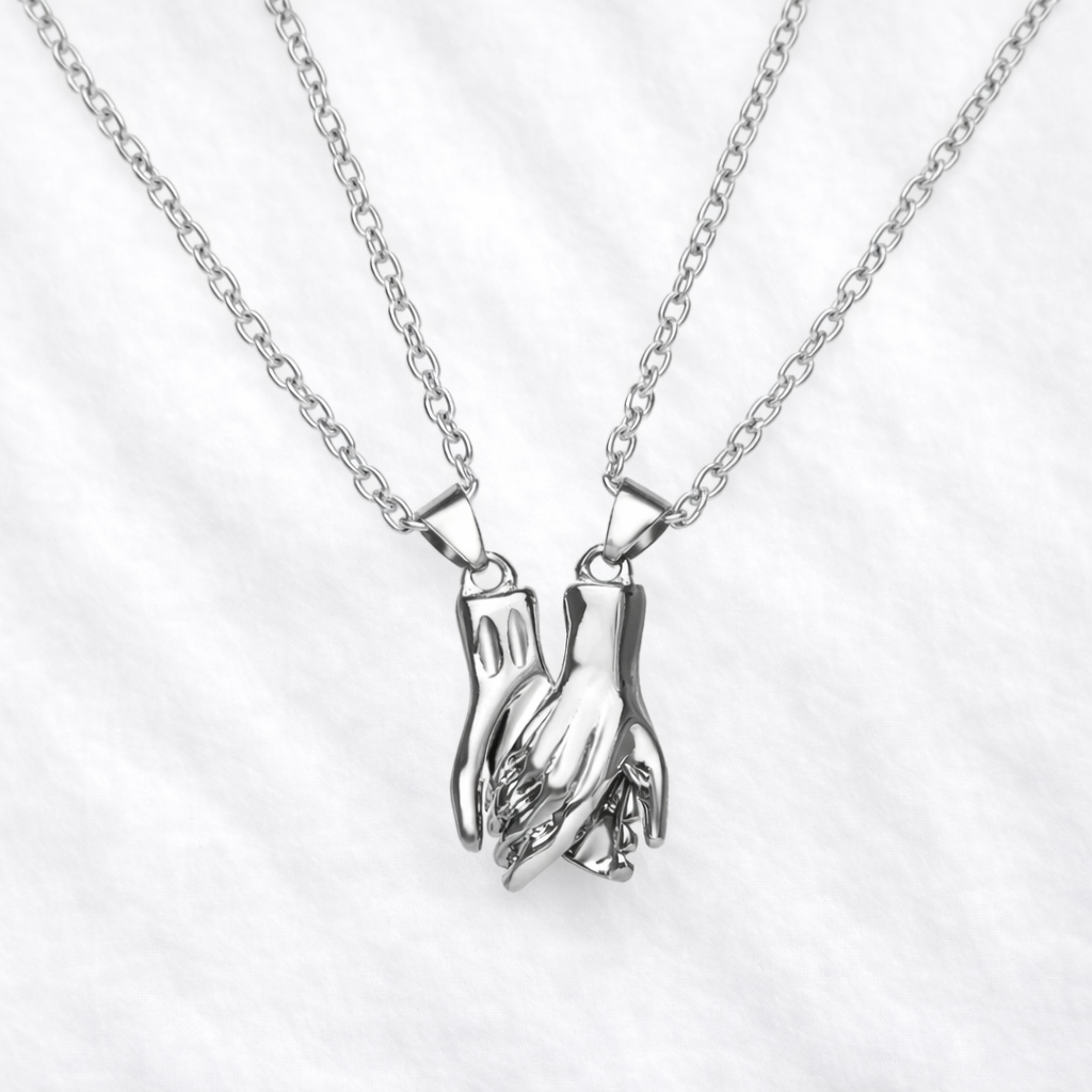 Magnetic Pinky Promise Necklace – Matching Couple Set