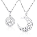 Moon and Sun Matching Chains for Couples – Romantic Jewellery Set Silver