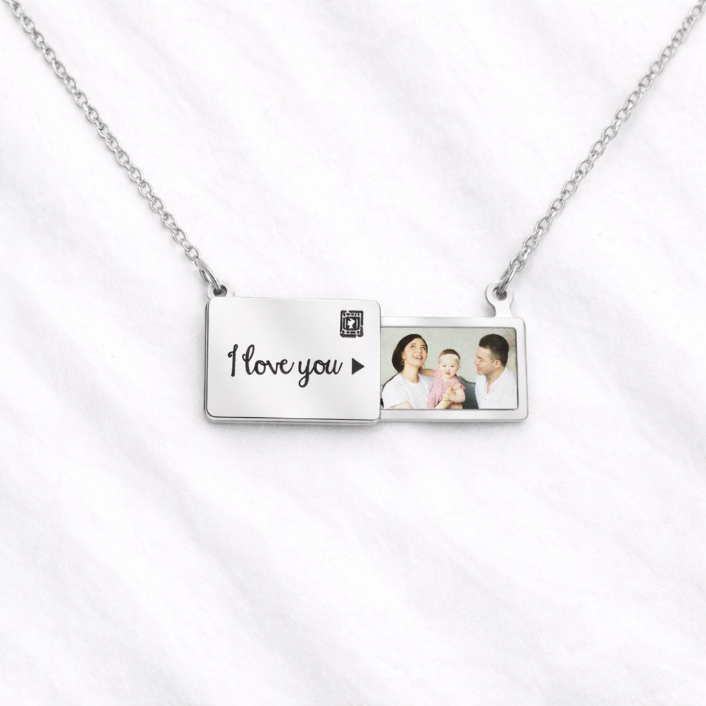 Personalised Love Letter Photo Necklace – Custom Picture Jewellery