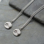 Silver Pinky Promise Necklace – Dainty Pinky Swear Pendant