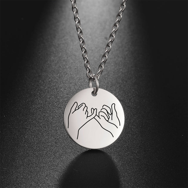 Pinky Swear Necklace – Dainty Pinky Promise Jewellery Gift 2
