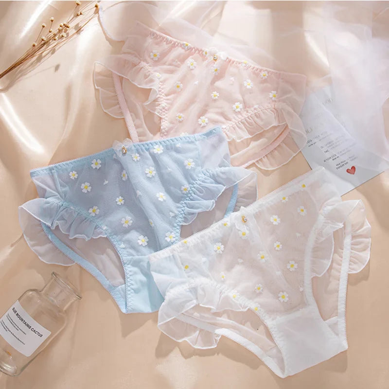 Daisy Print Cute Couple Underwear Set – Soft Stretch Blend