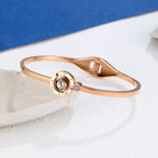 Joyful Photo Bangle Bracelet with Picture Inside