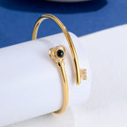 Love Key Photo Projection Bangle Bracelet with Picture Inside
