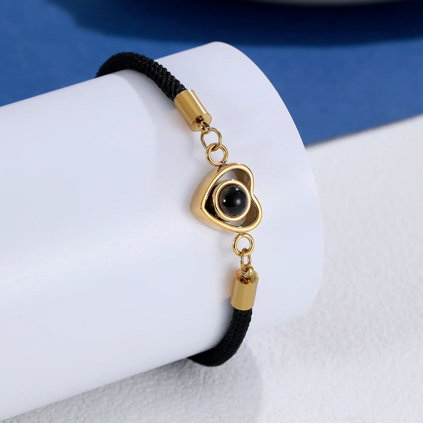 Royal Radiance Photo Projection Bracelet with Picture Inside