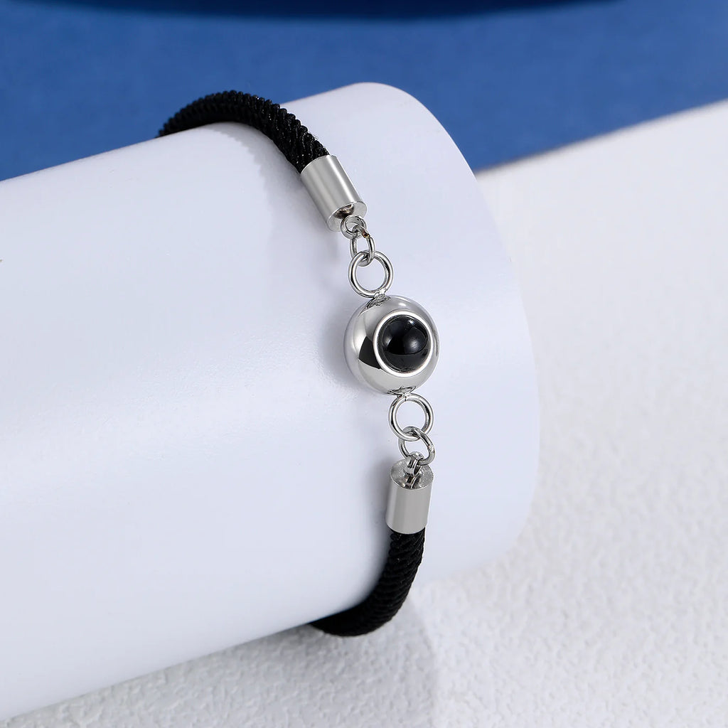 Glamour Photo Projection Bracelet with Picture Inside