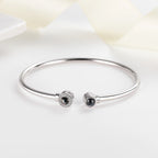 Soulmate Photo Bangle Bracelet with Picture Inside