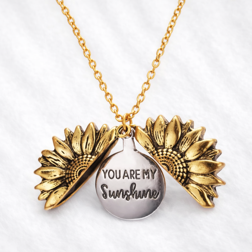 You Are My Sunshine Flower Necklace – Meaningful Jewellery Gift