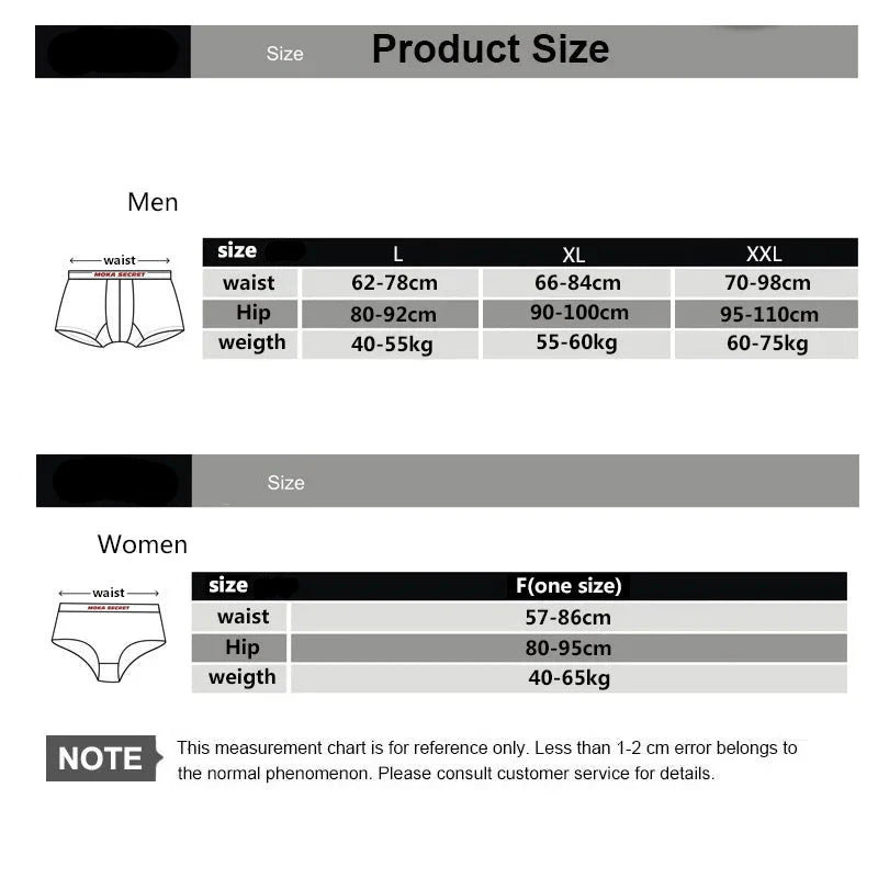 Zebra Print Couples Matching Underwear – Smooth Lightweight Set