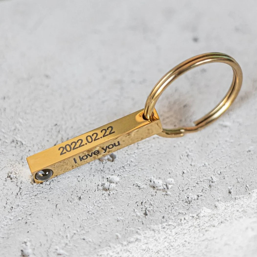 Bar Projection Keychain – Personalized Photo Projection Keepsake