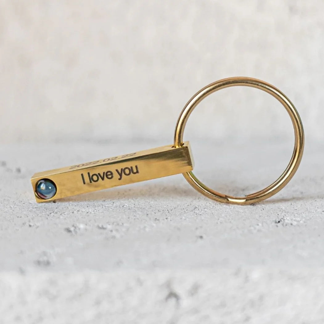 Bar Projection Keychain – Personalized Photo Projection Keepsake