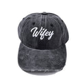 100% Cotton Wifey & Hubby Coordinated Hats for Couples Wifey