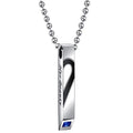 Matching Couple Heart Necklaces – Romantic His & Hers Set His