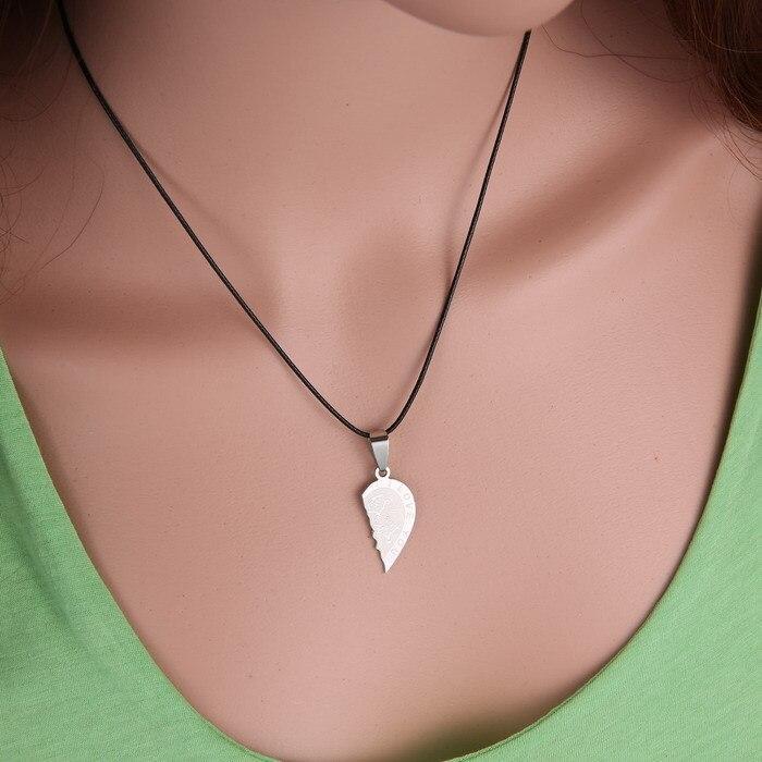 Couple Necklaces Interlocking Heart – Romantic Matching Set