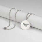 Custom Promise Necklace – Personalised Pinky Promise Jewellery Silver