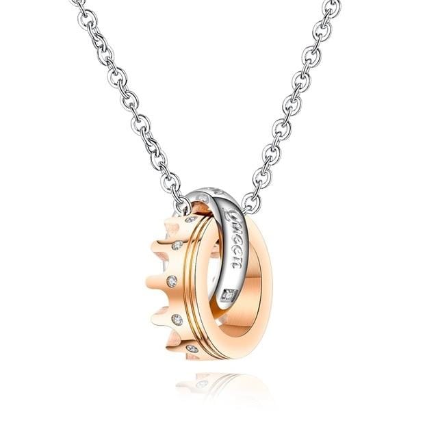 His and Hers Promise Necklaces – Matching Couple Jewellery Set Hers
