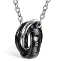 King and Queen Promise Necklace – Matching Couple Jewellery Set His