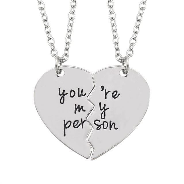 You Are My Person Heart Necklace – Romantic Jewellery Gift