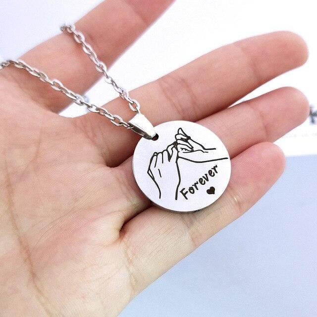 Custom Promise Necklace – Personalised Pinky Promise Jewellery