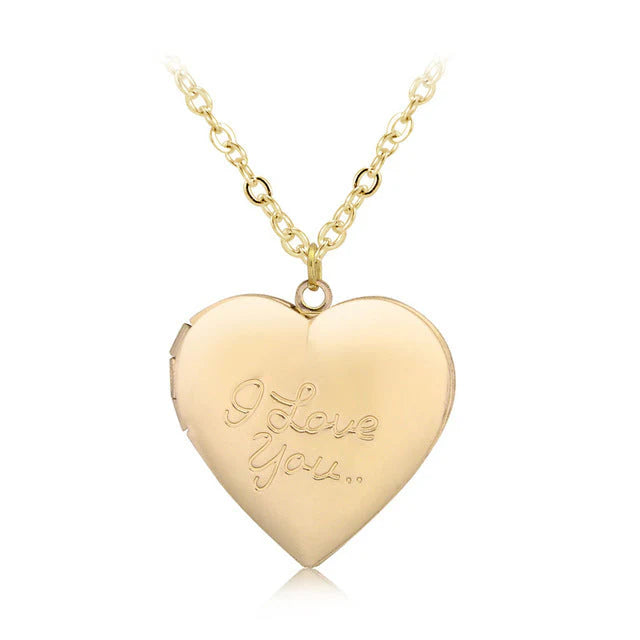 Heart Locket Necklace – Classic Romantic Jewellery Gift Gold