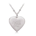 Heart Locket Necklace – Classic Romantic Jewellery Gift Silver