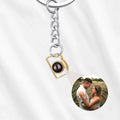 Personalized Camera Photo Projection Keychain with Picture Inside Gold