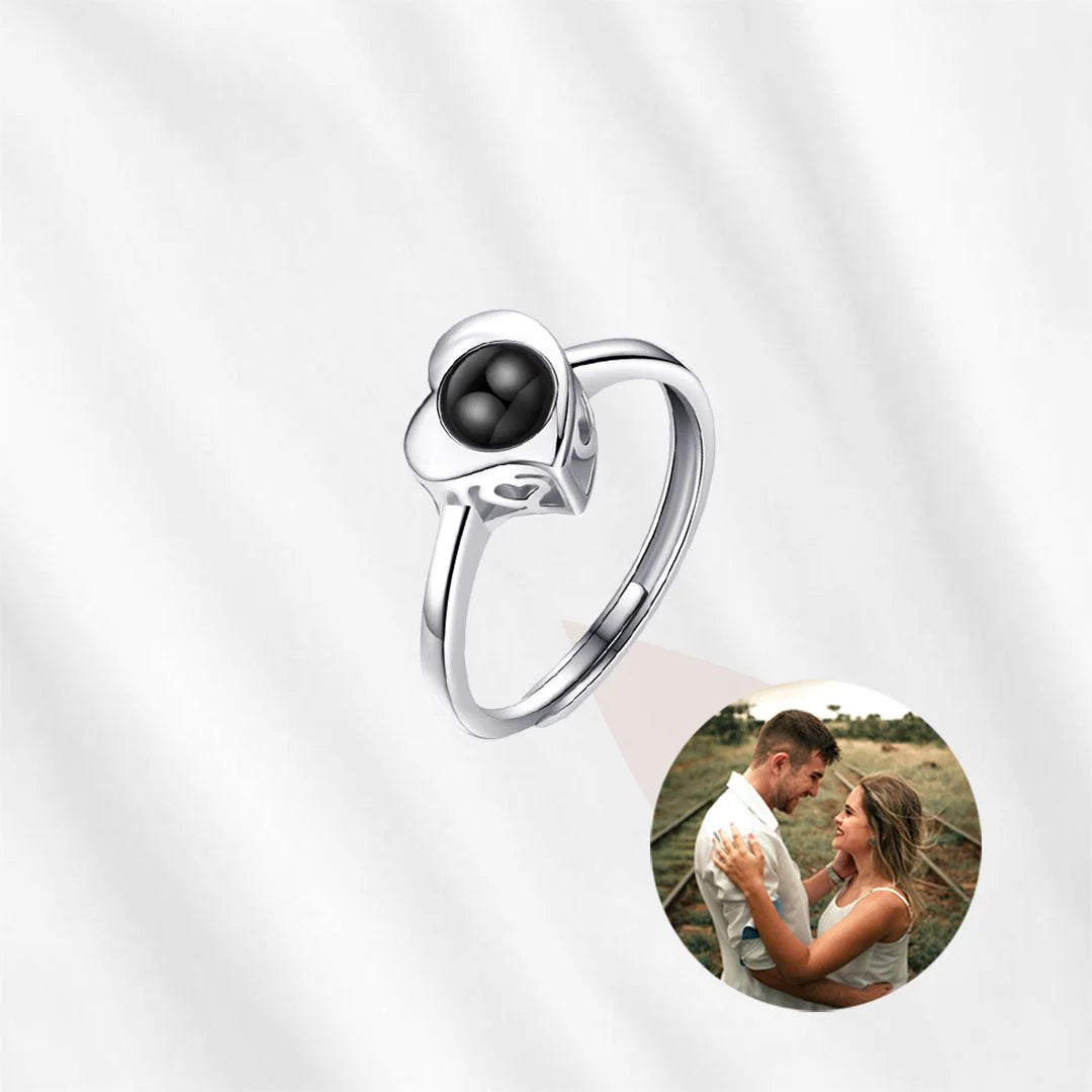 Heart Projection Ring – Photo Ring