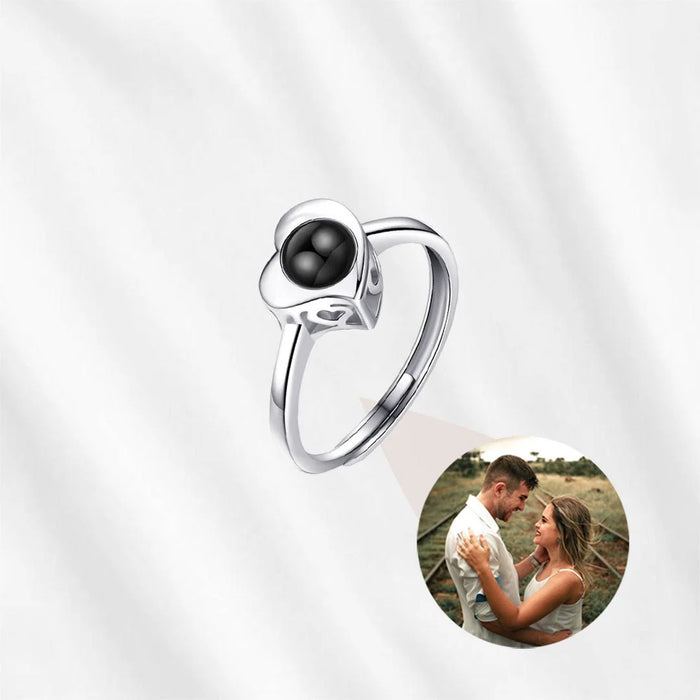 Heart Projection Ring – Photo Ring