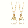 Promise Necklace for Him and Her – Matching Couple Jewellery Gold